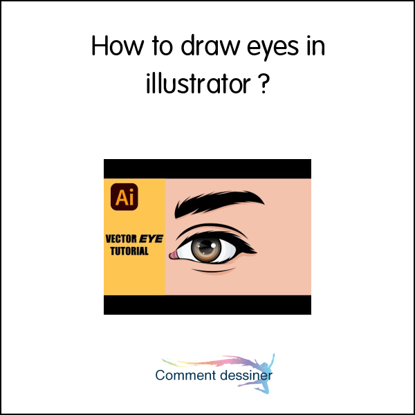How to draw eyes in illustrator